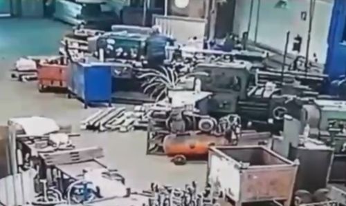 Worker is completely destroyed in tragic accident at work.