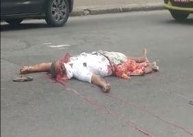Man is run over and crushed by a garbage truck while going to the supermarket to buy cigarettes in Brazil.