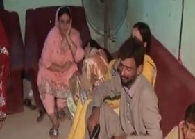 Man shoots his own hand during wedding party in Pakistan.
