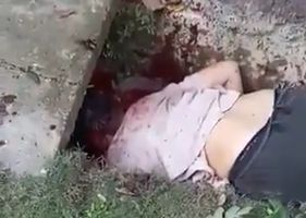 Man is murdered and left in a strange position in Indonesia.