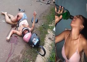 Alcohol and motorcycles don’t mix, but in Brazil people insist on doing that.