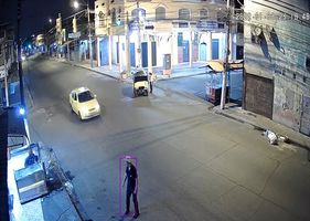 Drunk walking down the street suffers a tragic fate as he passes a taxi in Guayaquil, Ecuador.