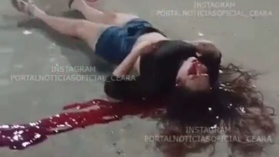 Beautiful young brazilian woman has her head blown off by gunshots on a public street Photo 0001 Video Thumb