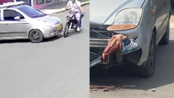 Motorcyclist loses his foot in a terrible traffic accident that tragically leaves him injured in colombia Photo 0001 Video Thumb