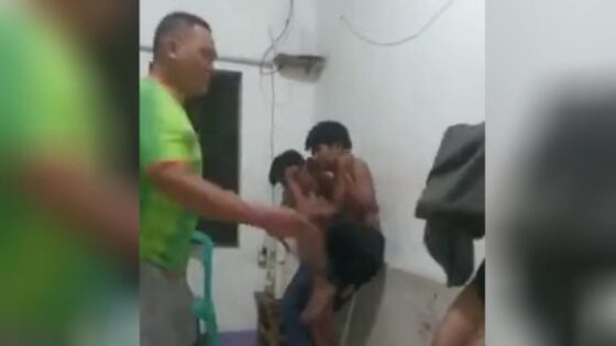 Man punishes his children after discovering they allegedly joined a gang Photo 0001 Video Thumb