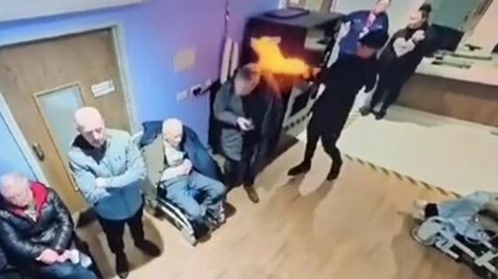 Man tries to burn anothers face inside establishment reasons unknown Photo 0001 Video Thumb